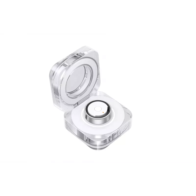 Smart-Ring-Aktivitätstracker Samsung Galaxy Ring Silber Optischer Herzfrequenzsensor