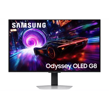 Samsung G81SF Computer-Monitor 81,3 cm (32 Zoll) 3840 x 2160 Pixel 4K Ultra HD OLED Silber