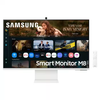 Samsung M8 M80F Computermonitor 81,3 cm (32 Zoll) 3840 x 2160 Pixel 4K Ultra HD LCD Weiß