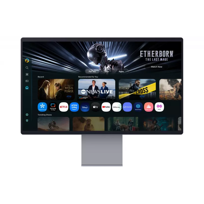 Samsung M90SF Computer-Monitor 81,3 cm (32 Zoll) 3840 x 2160 Pixel 4K Ultra HD OLED Silber