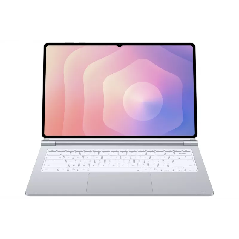 Samsung EF-DX935 QWERTZ Deutsch Pogo Pin Silber