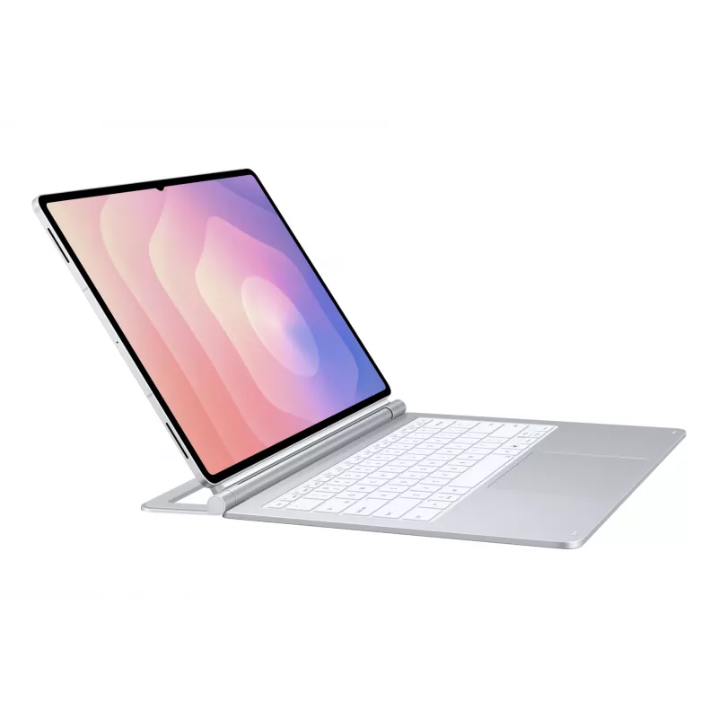 Samsung EF-DX935 QWERTZ Deutsch Pogo Pin Silber