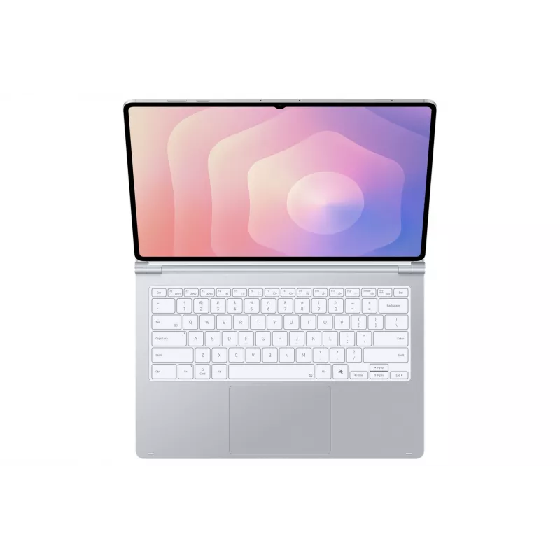 Samsung EF-DX935 QWERTZ Deutsch Pogo Pin Silber