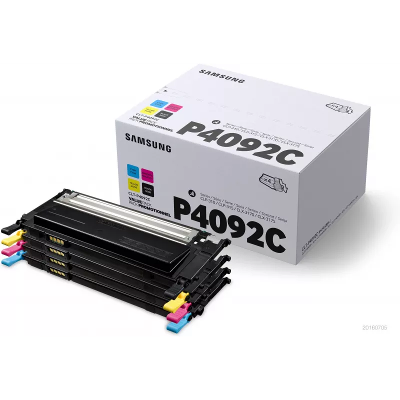 Samsung CLT-P4092C 4er-Pack Schwarz/Cyan/Magenta/Gelb Tonerkartuschen