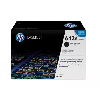 HP 642A Schwarz Original LaserJet Tonerkartusche 1 Stk.