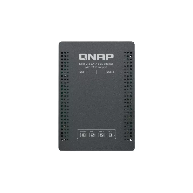 QNAP QDA-A2MAR Speichergehäuse SSD-Gehäuse Schwarz M.2