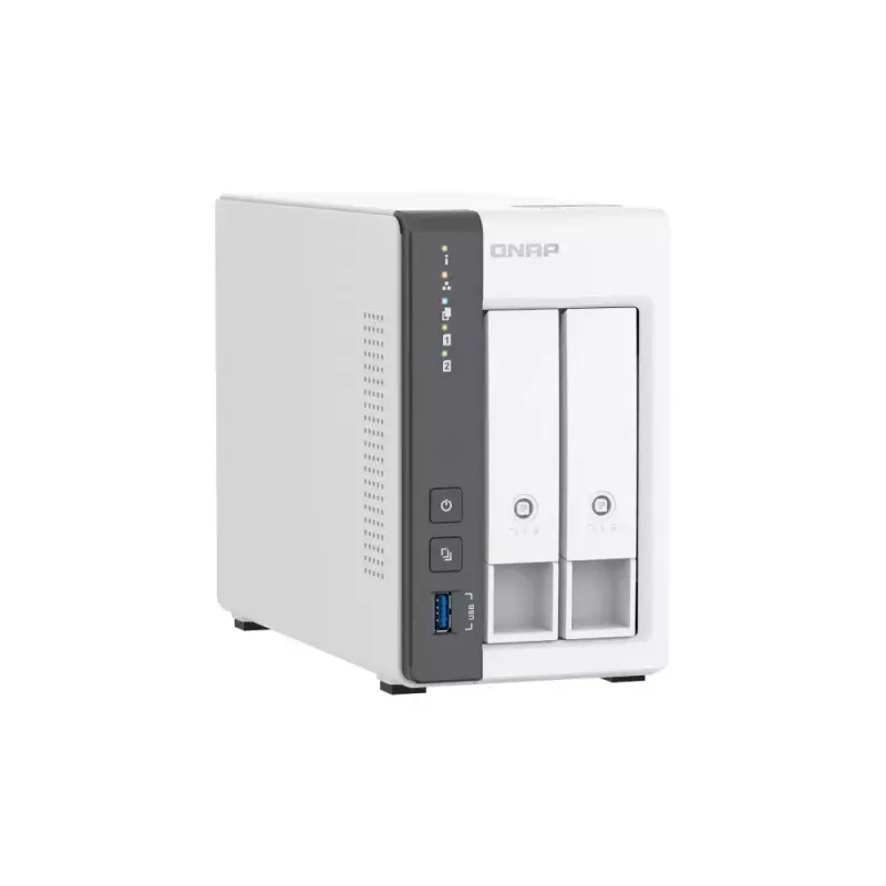 QNAP TS-216G NAS/Speicherserver Tower Cortex-A Cortex-A55 4 GB HDD Weiß