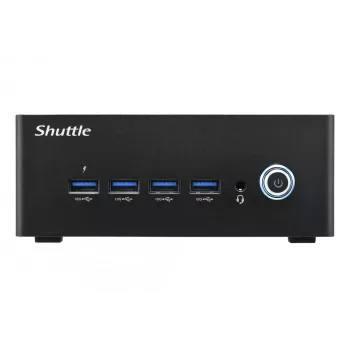 Shuttle Nano PC NT10H9, Intel Core Ultra 9 185H, Intel Arc Grafik, 2xHDMI, 2xUSB 4.0 (DP), 2x2,5 Gbit LAN, inkl. VESA 24/7 Dauerbetrieb