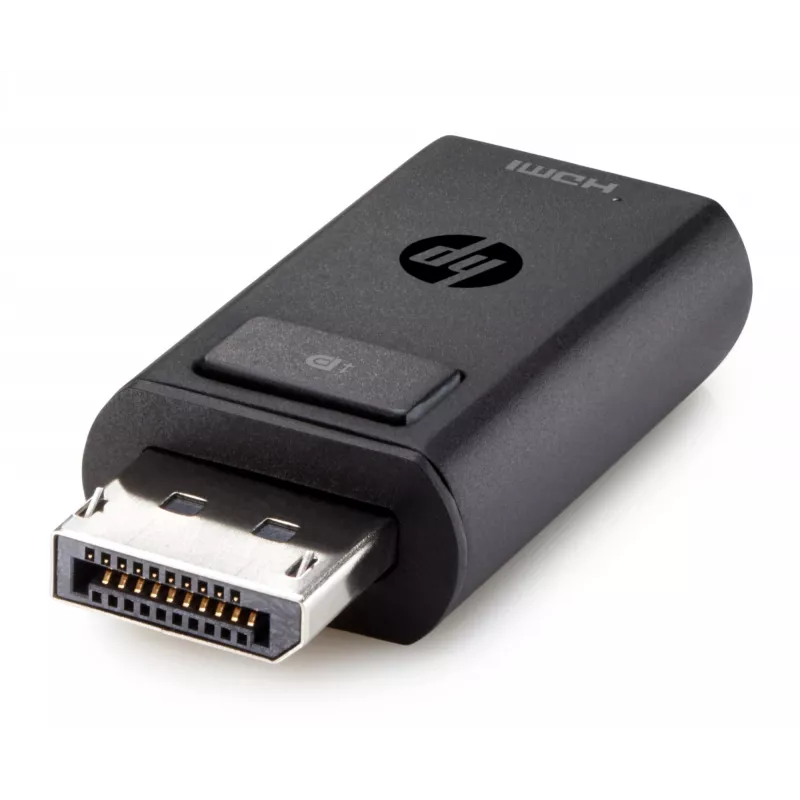 HP DisplayPort-auf-HDMI-1.4-Adapter, DisplayPort, HDMI, Schwarz