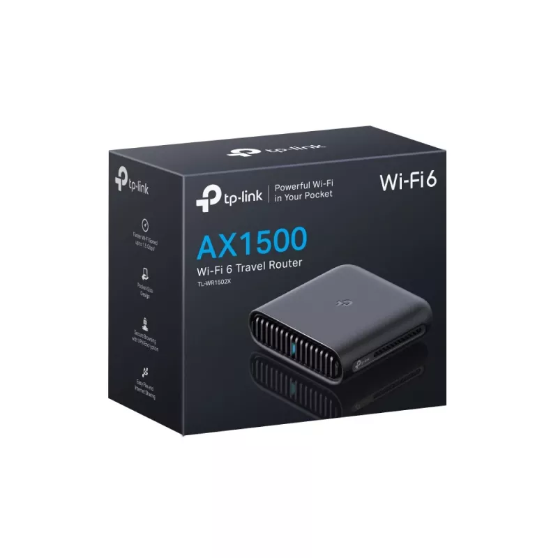 Tragbarer Router TP-Link AX1500 Dualband-Wi‑Fi 6