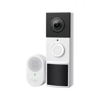 Video-Türsprechanlage TP-Link Tapo D210 3 MP Schwarz Weiß