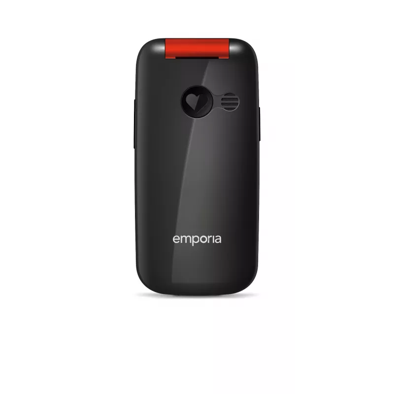 Emporia emporiaONE 6.1 cm (2.4 inch) 80 g Schwarz, Rot Seniorenhandy