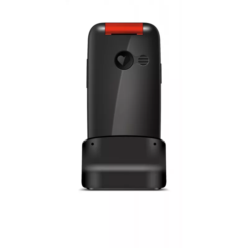 Emporia emporiaONE 6.1 cm (2.4 inch) 80 g Schwarz, Rot Seniorenhandy