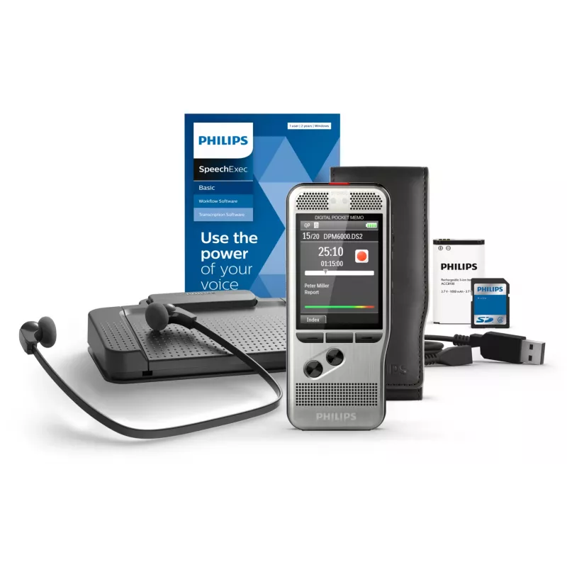 Philips Pocket Memo DPM6700/03 digitales Diktiergerät Sprachaufnahme