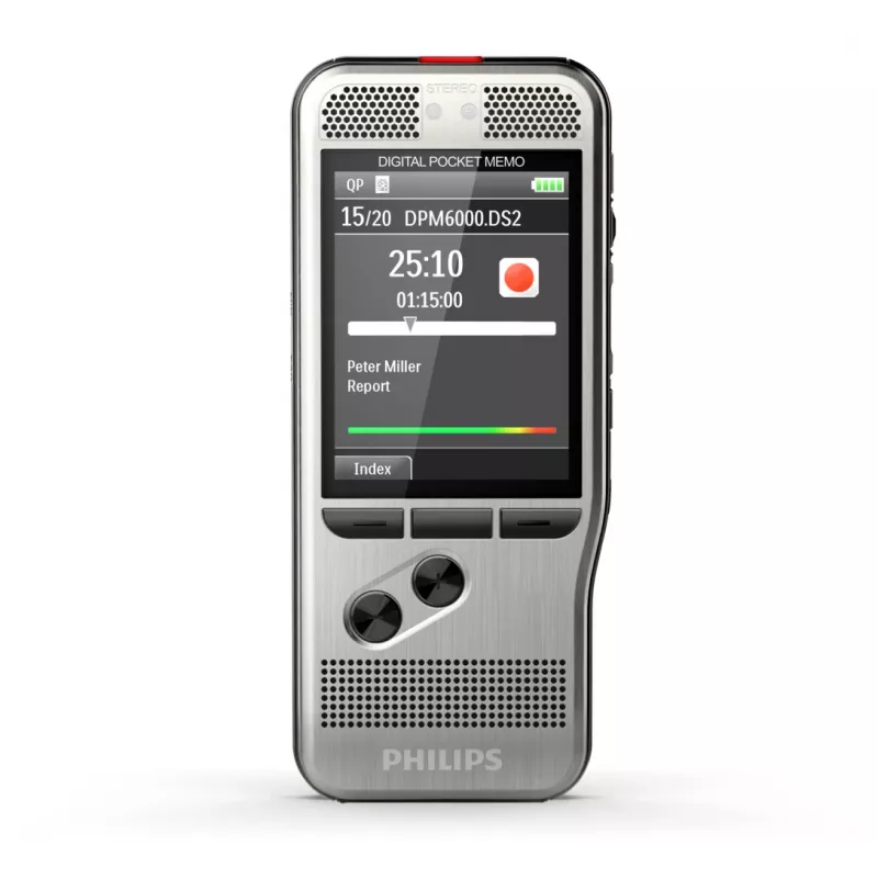 Philips Pocket Memo DPM6700/03 digitales Diktiergerät Sprachaufnahme