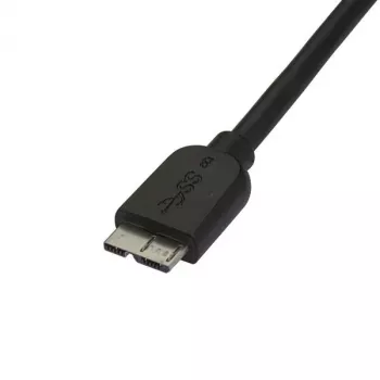 StarTech.com schlank Micro USB 3.0 Kabel - M/M - 2m (6ft), 2 m, USB A, Micro-USB B, USB 3.2 Gen 1 (3.1 Gen 1), Male/Male, Schwarz