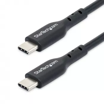 StarTech.com 1 m (3,3 ft) USB-C-Ladekabel, 2er-Pack, USB-C-Kabel, USB 2.0 Typ-C Laptop-Ladekabel, 60 W 3 A Power Delivery, TPE-Mantel, USB-C-Datenübertragungskabel, M/M