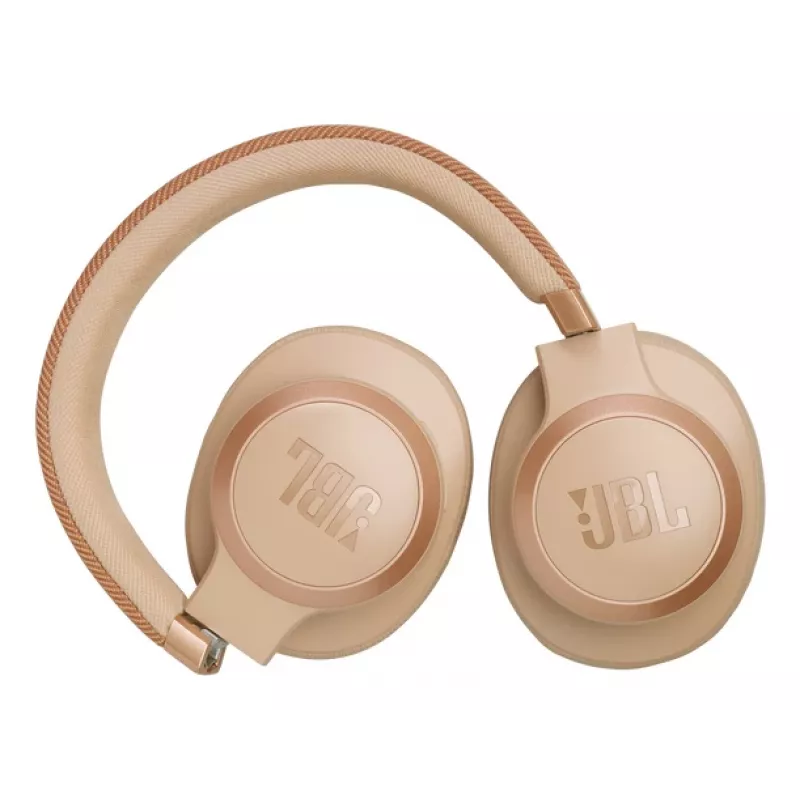 JBL Live 770NC Headset Kabellos Head-band Anrufe/Musik Bluetooth Sand