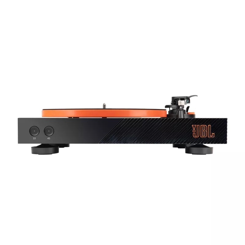 JBL Spinner BT Riemengetriebener Audio-Plattenspieler Schwarz, Orange