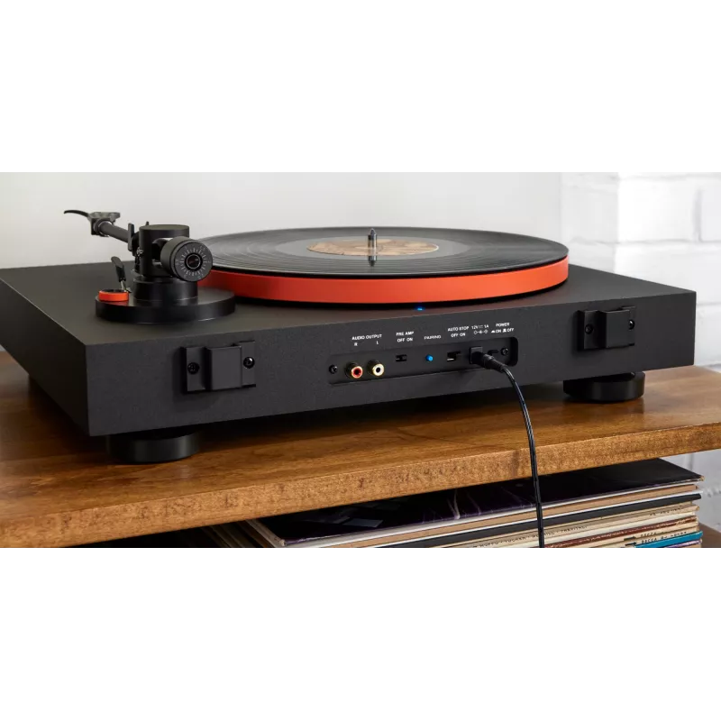 JBL Spinner BT Riemengetriebener Audio-Plattenspieler Schwarz, Orange