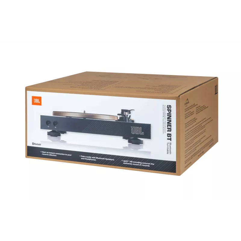JBL Spinner BT Riemenantrieb-Plattenspieler Schwarz, Gold