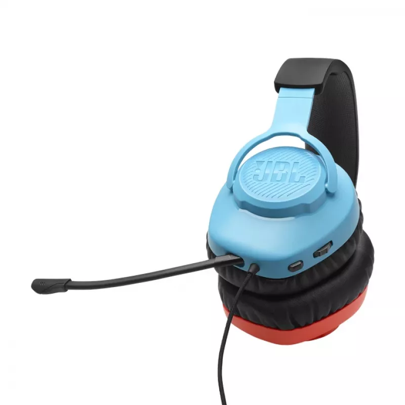 JBL Quantum 100N Headset Kabelgebunden Head-band Gaming Blau, Rot
