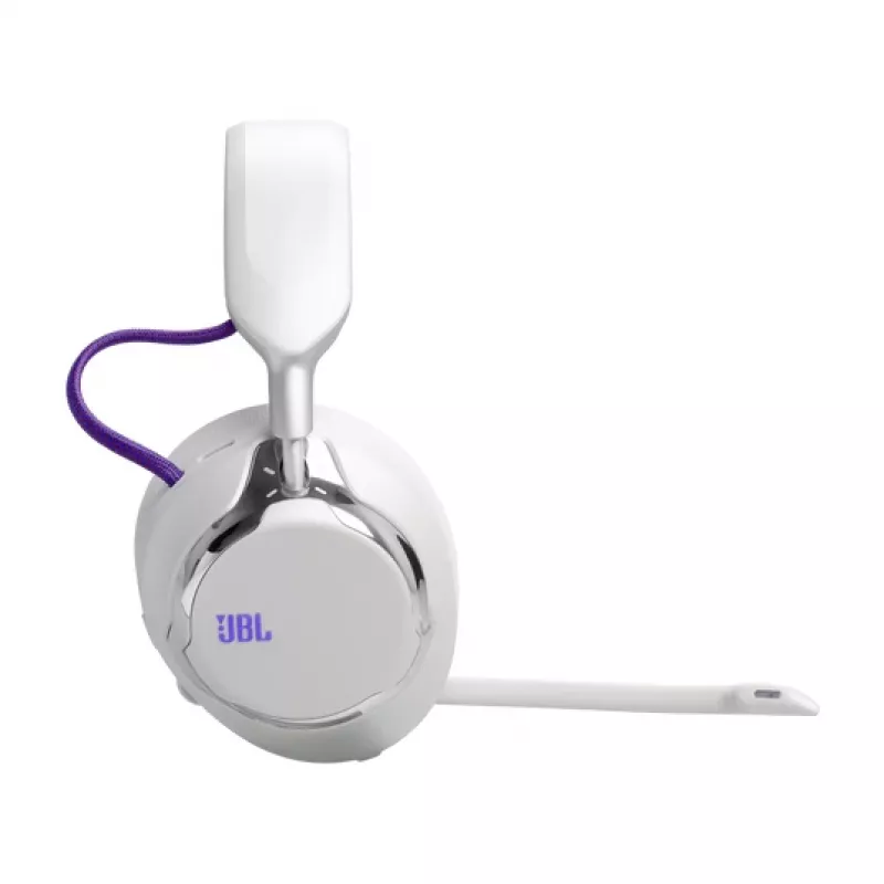 JBL Quantum 950 Headset kabellos Kopfband Gaming USB Typ-C Bluetooth Ladestation Orange, Silber, Weiß