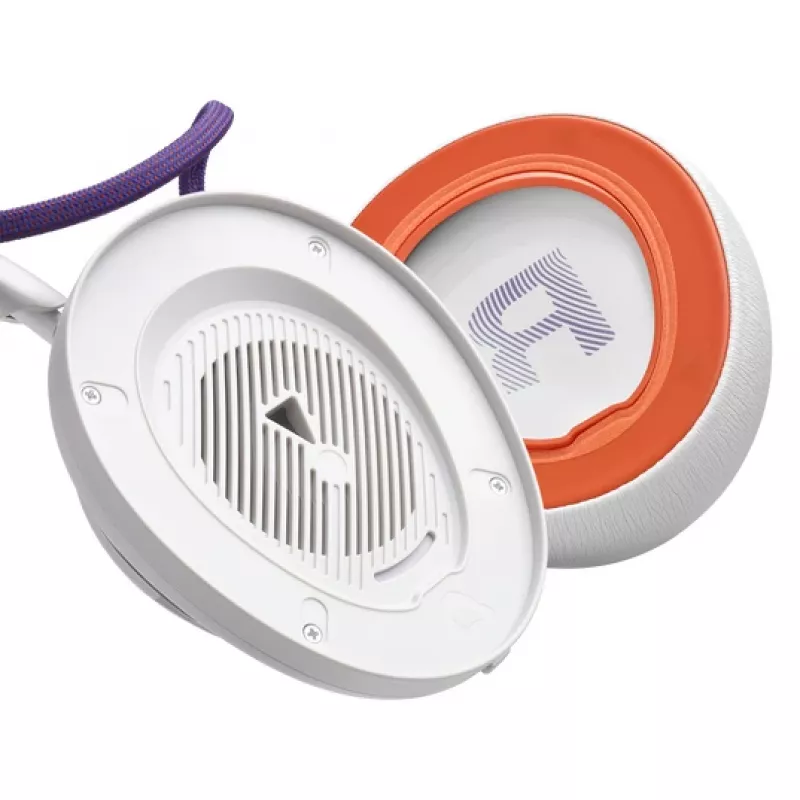 JBL Quantum 950 Headset kabellos Kopfband Gaming USB Typ-C Bluetooth Ladestation Orange, Silber, Weiß