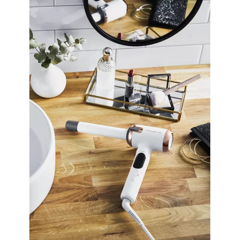 Rowenta Ultimate Experience Air Care CF 4310 Lockenstab, weiß / kupfer