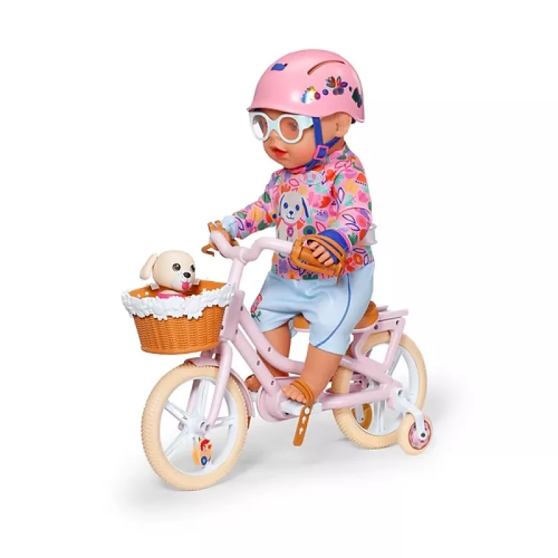 BABY born @ Bike mit Lucky Puppenfahrrad-Set