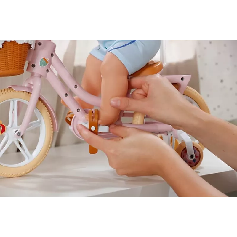 BABY born @ Bike mit Lucky Puppenfahrrad-Set