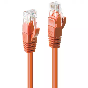 Lindy 1m Cat.6 U/UTP-Netzwerkkabel, Orange, 1 m, Cat6, U/UTP (UTP), RJ-45, RJ-45, Orange