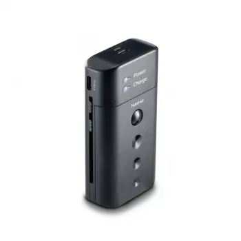Akkuladegerät HAMA 00081390 für Digitalkamera-Akkus — USB, Li‑Ion und NiMH kompatibel, 5 V Eingang