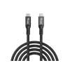 USB4 Gen 4x2 C‑auf‑C‑Kabel EQUIP 1,2 m, 80 Gbit/s, PD240W, 8K@60Hz, Schwarz