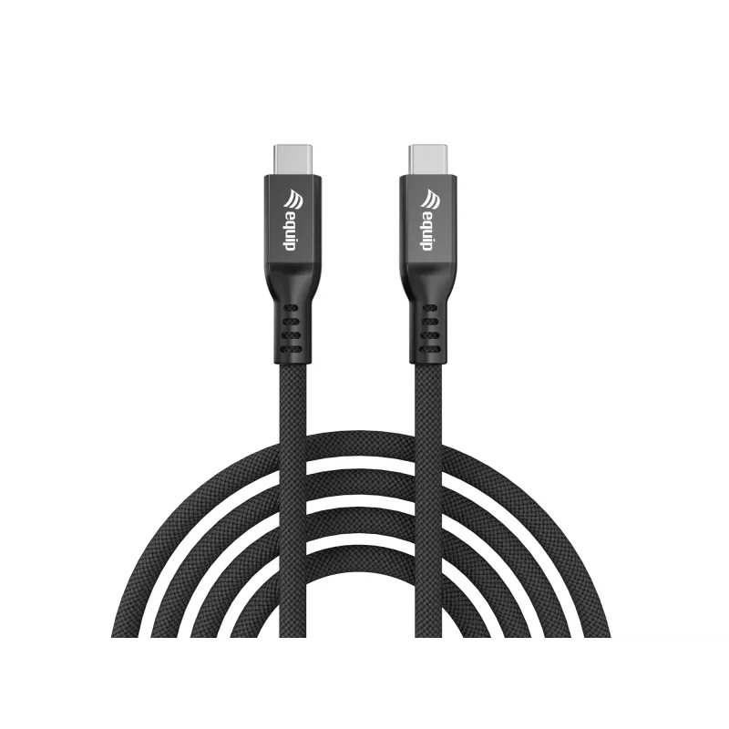USB4 Gen 4x2 C‑auf‑C‑Kabel EQUIP 1,2 m, 80 Gbit/s, PD240W, 8K@60Hz, Schwarz