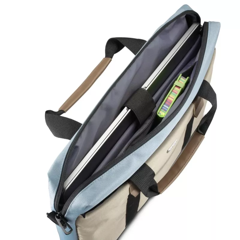 Hama Silvan 41,1 cm (16,2 Zoll) Toploader-Tasche Beige, Blau