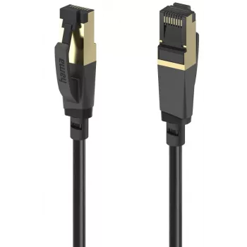 Hama 00202003 Netzwerkkabel Schwarz 5 m Cat8 S/FTP (S-STP)