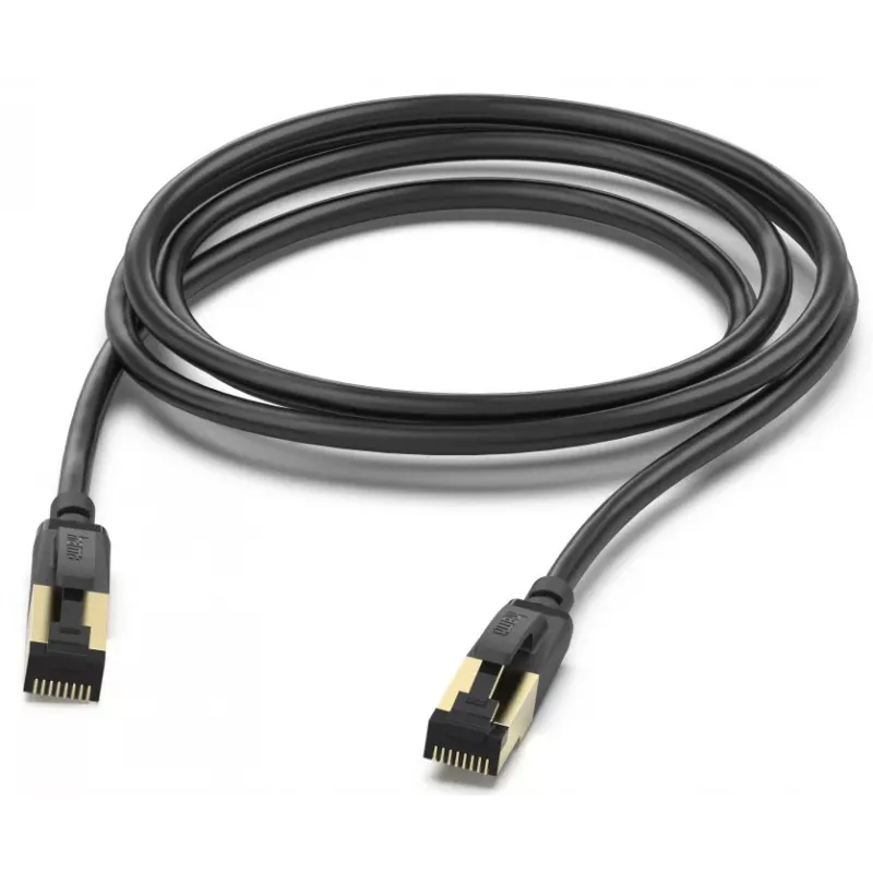 Hama 00202003 Netzwerkkabel Schwarz 5 m Cat8 S/FTP (S-STP)