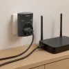 Hama 00223325 Schutzkontakt-Steckdosenadapter mit Überspannungsschutz