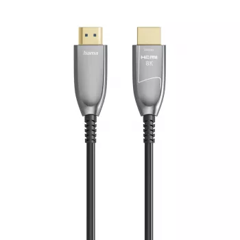 Hama 00202036 HDMI-Kabel 15 m HDMI Typ A (Standard) Schwarz, Grau, Silber