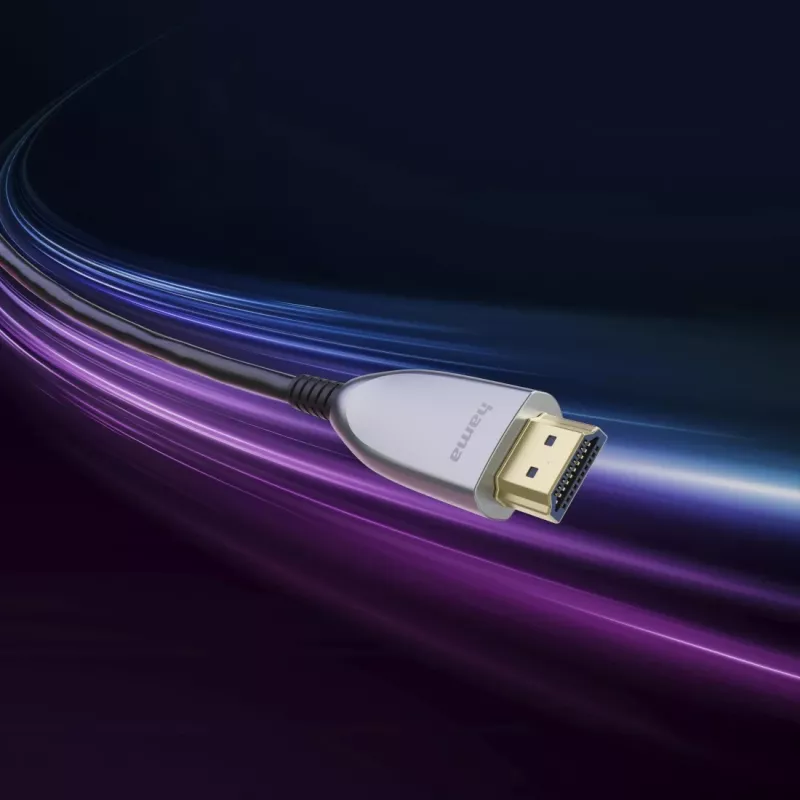Hama 00202037 Ultra High Speed HDMI AOC Glasfaserkabel, 8K, 20 m