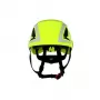 3M X5014V-CE Schutzhelm, belüftet, UV-Sensor, reflektierend, neongrün
