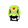 3M X5014V-CE Schutzhelm, belüftet, UV-Sensor, reflektierend, neongrün