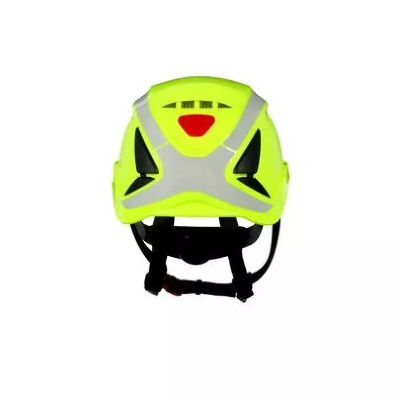 3M X5014V-CE Schutzhelm, belüftet, UV-Sensor, reflektierend, neongrün