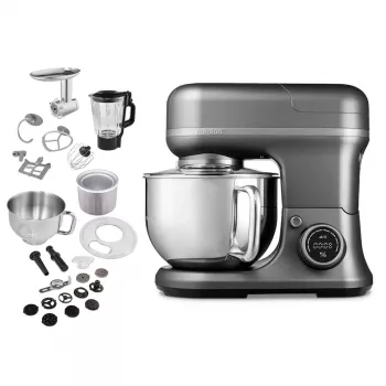 MEDION MD18440 Küchenmaschine 1200 W 5 L Grau