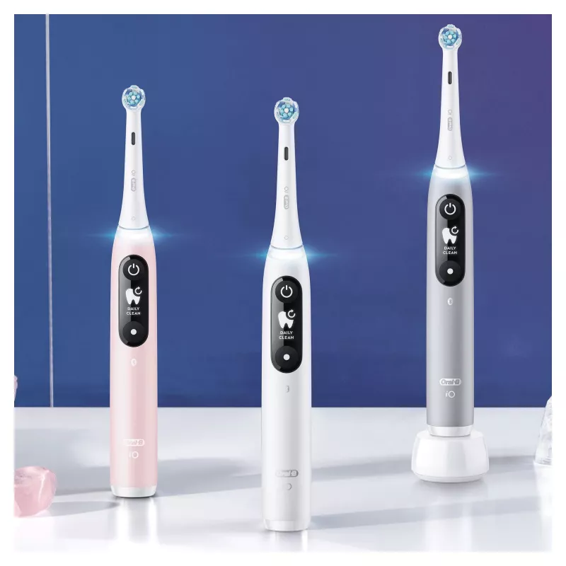 Oral-B iO 80351523 elektrische Zahnbürste Erwachsene Vibrationszahnbürste Schwarz, Blau