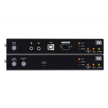 KVM Extender ATEN True 4K DP/HDMI Optical KVM 300m – Sender & Empfänger, DisplayPort/HDMI, USB, 300 m