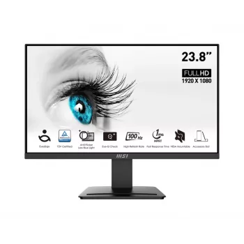 MSI PRO MP2412DE Computer-Monitor 60,5 cm (23,8 inch) 1920 x 1080 Pixel Full HD LCD Schwarz (generalüberholt)