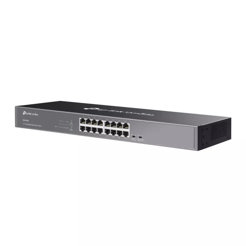 TP-Link Omada DS1016G Netzwerk-Switch Unmanaged Gigabit Ethernet (10/100/1000) 1U Schwarz