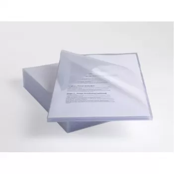 Rexel Anti-Rutsch A4 Ordner klar (25), Polypropylen (PP), Transparent, 20 Blatt, 25 Stück